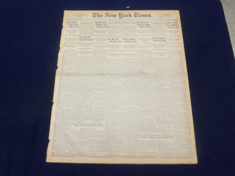 1922 NOVEMBER 28 NEW YORK TIMES - RUPPERT BREWERY MULTIPLIES STOCK - NT 8433