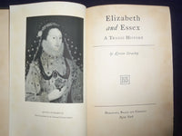1928 ELIZABETH AND ESSEX A TRAGIC HISTORY HARDCOVER BOOK BY L. STRACHEY- KD 8781