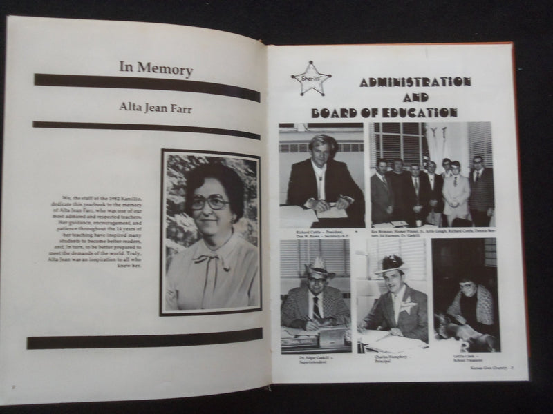 1982 KANILLIO KANSAS HIGH SCHOOL YEARBOOK - KANSAS, ILLINOIS - YB 3357