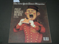 1989 APRIL 9 NEW YORK TIMES MAGAZINE SECTION - PHIL MORRIS'S BIG BITE - J 3112