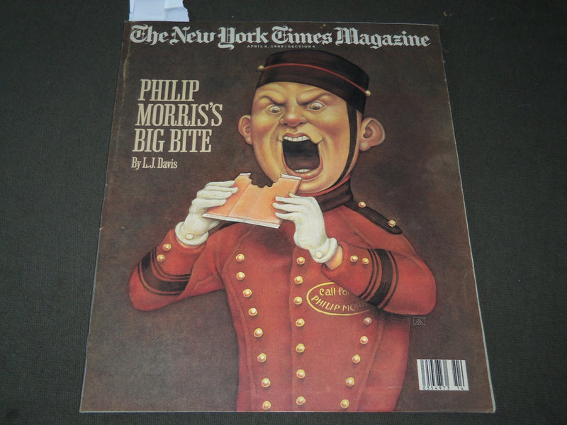 1989 APRIL 9 NEW YORK TIMES MAGAZINE SECTION - PHIL MORRIS'S BIG BITE - J 3112
