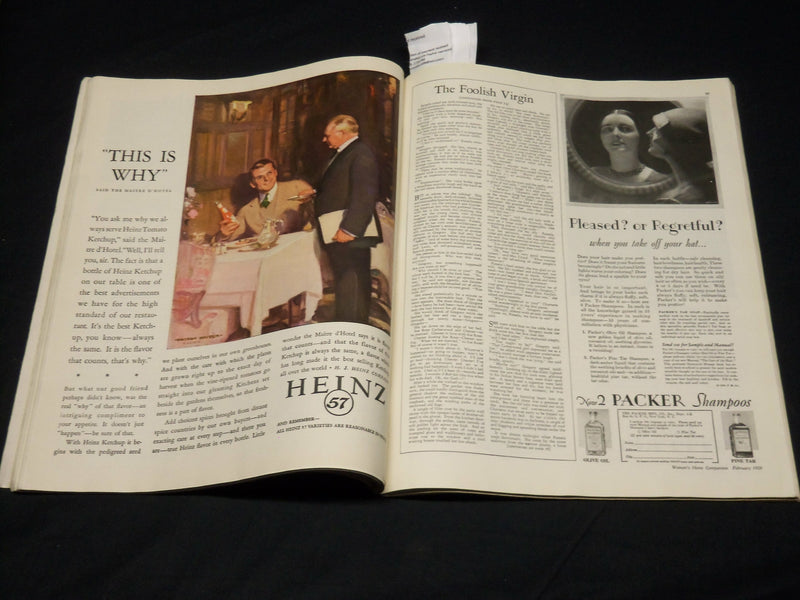 1928 FEBRUARY WOMAN'S HOME COMPANION MAGAZINE - GREAT COVER & ADS - ST 4878W