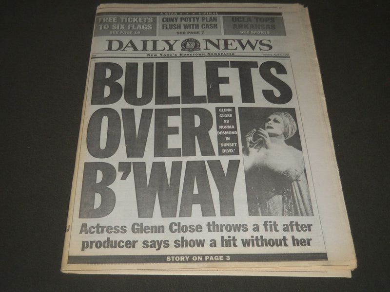 1995 APRIL 4 NEW YORK DAILY NEWS - CHAMPS - UCLA WINS TITLE - NP 2616