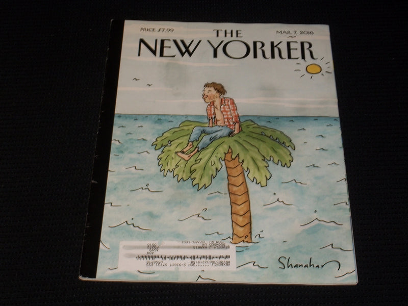 2016 MARCH 7 THE NEW YORKER MAGAZINE NICE ILLUSTRATED COVER - E 3222