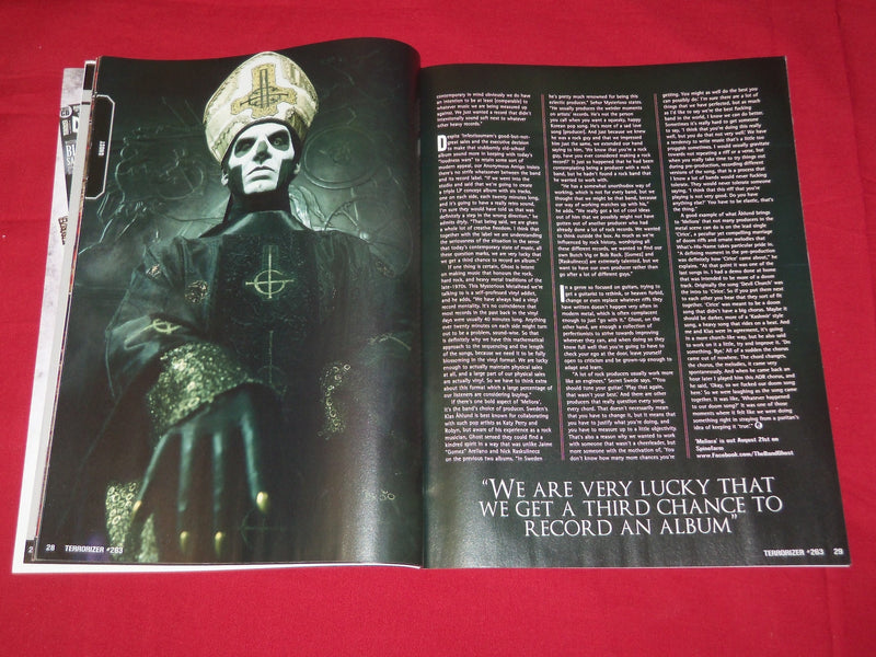 2015 SEPTEMBER TERRORIZER MAGAZINE ISSUE NO. 263 - SLAYER COVER - MUSIC - RC 301