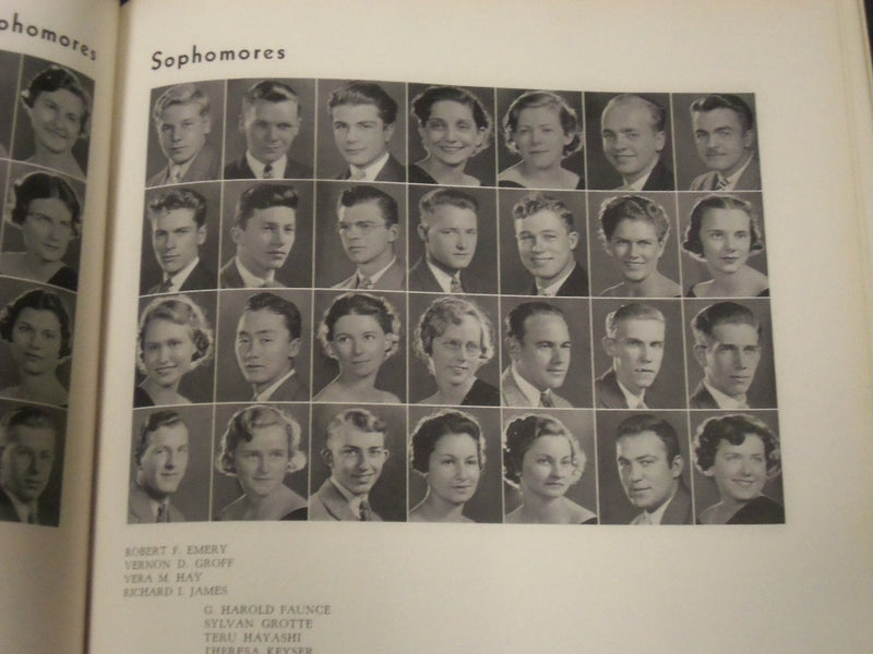 1936 THE RUBY URSINUS COLLEGE YEARBOOK - COLLEGEVILLE, PA - GREAT PHOTOS - YB 9