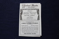 1950'S BLITHE SPIRIT WALNUT THEATRE PROGRAM - K 1743