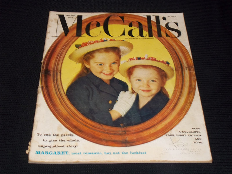1959 FEBRUARY MCCALL'S MAGAZINE - NICE FASHION FRONT COVER - E 20233