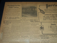1908 NOV 19 THE BOSTON HERALD - HISTORY OF OIL TRUST TOLD BY JOHN D. - BH 221