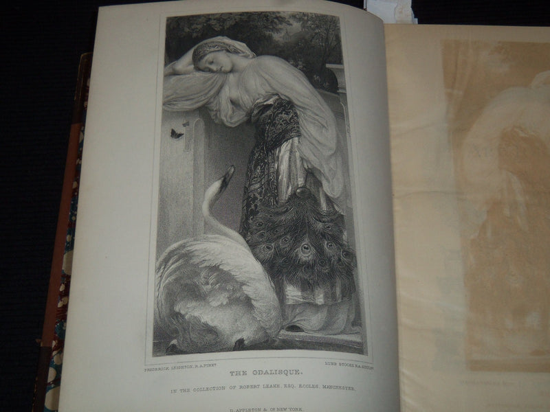 1876 THE ART JOURNAL NEW SERIES VOLUME NO. 2 - GREAT STEEL PLATES - KD 3806C