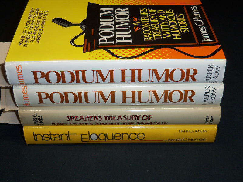 1973 JAMES C. HUMES BOOK LOT OF 4 - ALL INSCRIBED - FIRST EDITIONS - D 472