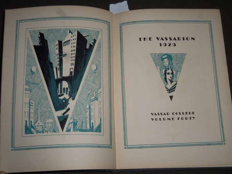 1929 THE VASSARION VASSAR COLLEGE YEARBOOK - POUGHKEEPSIE NEW YORK - YB 928