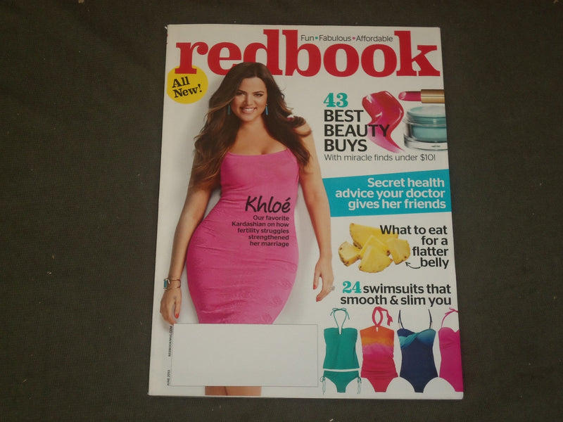 2013 JUNE REDBOOK MAGAZINE - KHLOE KARDASHIAN COVER - B 1582