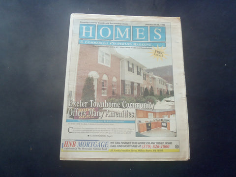 1999 JANUARY 20-26 HOMES & PROPERTIES MAGAZINE - WILKES-BARRE, PA - NP 6196