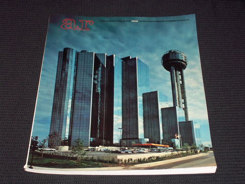 1978 NOVEMBER ARCHITECTURAL REVIEW MAGAZINE - TEXAS COVER - E 2963