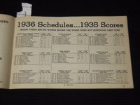 1936 GRANTLAND RICE'S CITIES SERVICE FOOTBALL GUIDE - SOFTCOVER - K 640