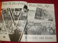 1943 THE ORANGE AND BLACK WOODROW WILSON HS YEARBOOK - CAMDEN, NJ - YB 1806