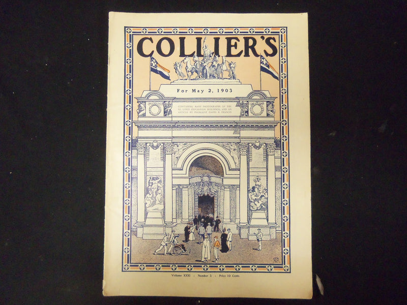 1903 MAY 2 COLLIER'S MAGAZINE - EDWARD PENFIELD COVER - ST 3922