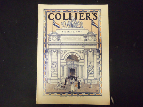 1903 MAY 2 COLLIER'S MAGAZINE - EDWARD PENFIELD COVER - ST 3922
