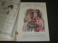1907 OCTOBER NEW IDEA WOMAN'S MAGAZINE - COLOR FASHION - ILLUSTRATIONS - ST 256