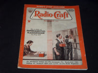 1933 OCTOBER RADIO-CRAFT MAGAZINE VERY NICE COVERS & ADS - E 411