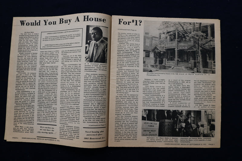 1975 SEPTEMBER DAWN MAGAZINE - PAT JONES COVER - NP 8849