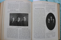 1904-1907 THE KNOX STUDENT HARDCOVER BOOKS - 2 VOLUMS - GALESBURG, IL - KD 9683
