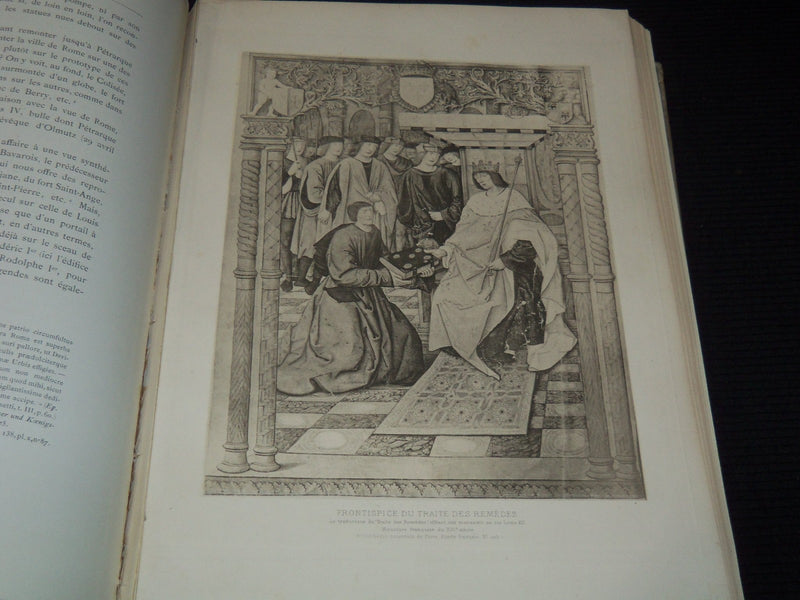 1902 PETRARQUE SES ETUDES D'ART ILLUSTRATED VOLUME - PLATES - PARIS - Z 276