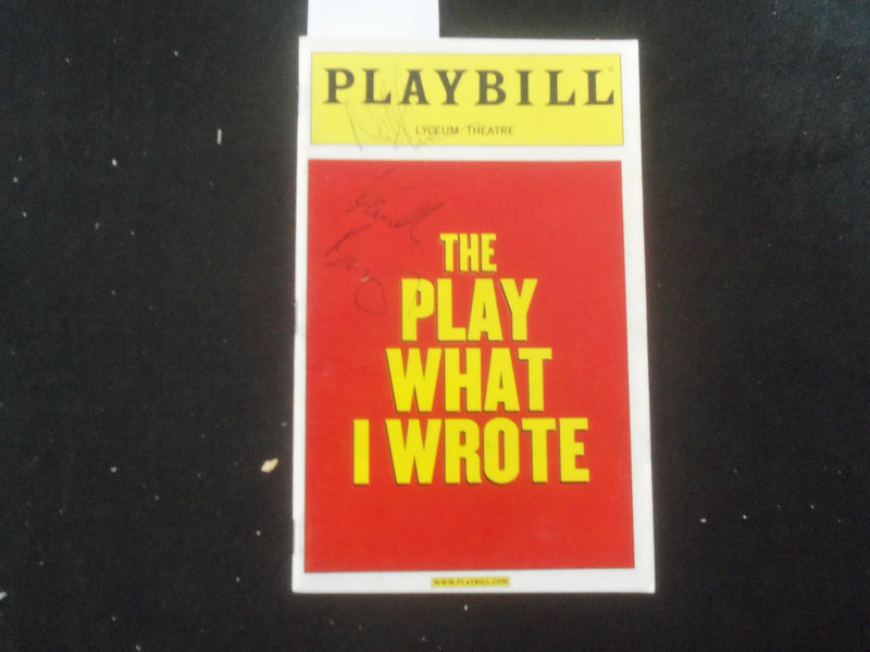 2003 THE PLAY WHAT I WROTE PLAYBILL - 6 SIGNATURES - J 8212