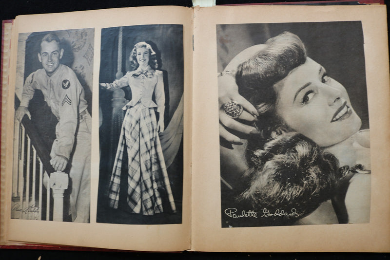 1940'S MOVIE STARS SCRAPBOOK - LANA TURNER - GREER GARSON - E 24933