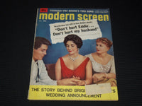 1958 DECEMBER MODERN SCREEN MAGAZINE - ELIZABETH TAYLOR COVER - E 16302