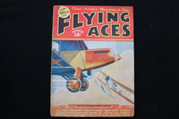 1936 MARCH FLYING ACES MAGAZINE - RUSSIA CLASHES WITH JAPAN COVER - ST 1011E