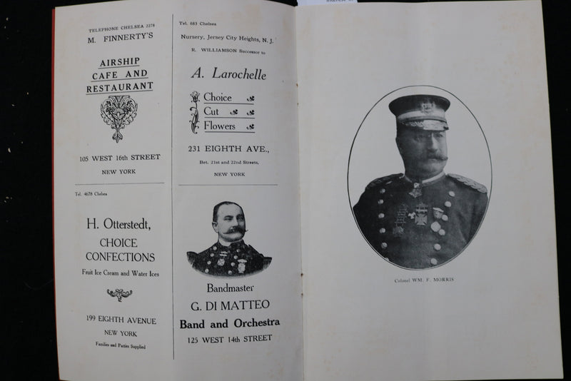 1911 BAND AND FIELD MUSIC - 94TH ARTILLERY DISTRICT SOUVENIR PROGRAM - K 2451