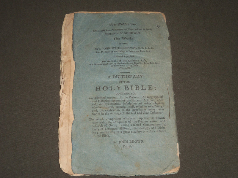 1801 MARCH THE CONNECTICUT EVANGELICAL MAGAZINE VOLUME 1 NO. 9 - J 2534