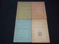 1883-1887 TOWN OF ROCKLAND ANNUAL REPORTS LOT OF 4 ISSUES - J 7260