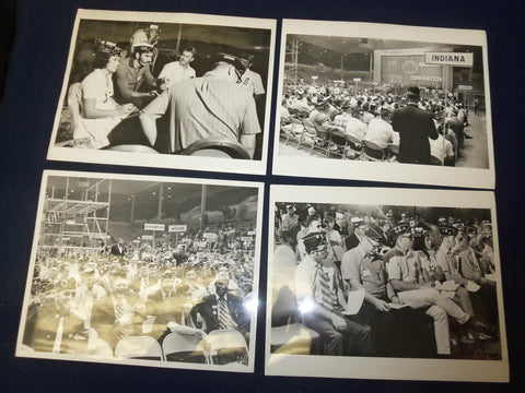 AMERICAN LEGION MEETINGS PHOTOS - LOT OF 4 - J 4629