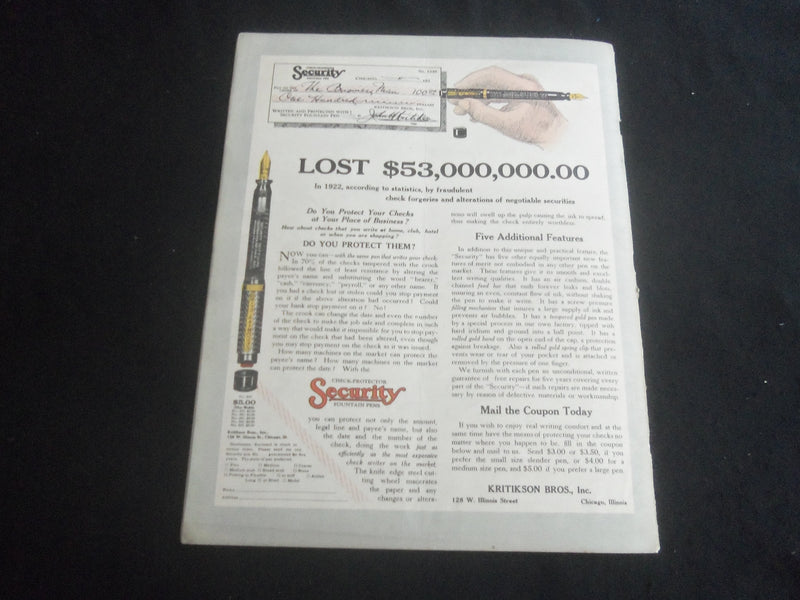 1923 MAY SCIENTIFIC AMERICAN MAGAZINE - AMPHIBIOUS GLIDING BOATS - B 5535D