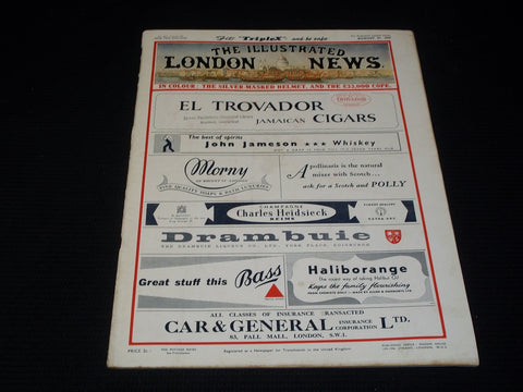 1955 AUGUST 27 ILLUSTRATED LONDON NEWS MAGAZINE NICE COVERS & ADS - E 4258