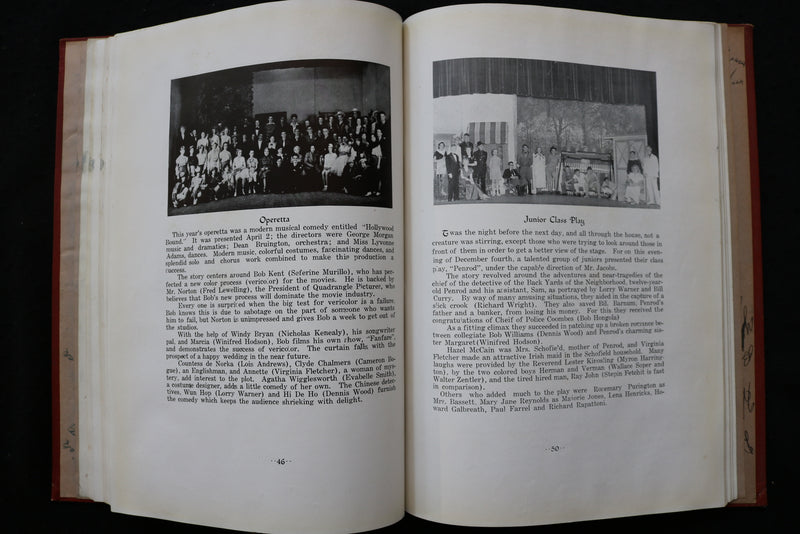 1937 EL CHASQUI CHINO HIGH SCHOOL YEARBOOK - CHINO, CALIFORNIA - YB 3510