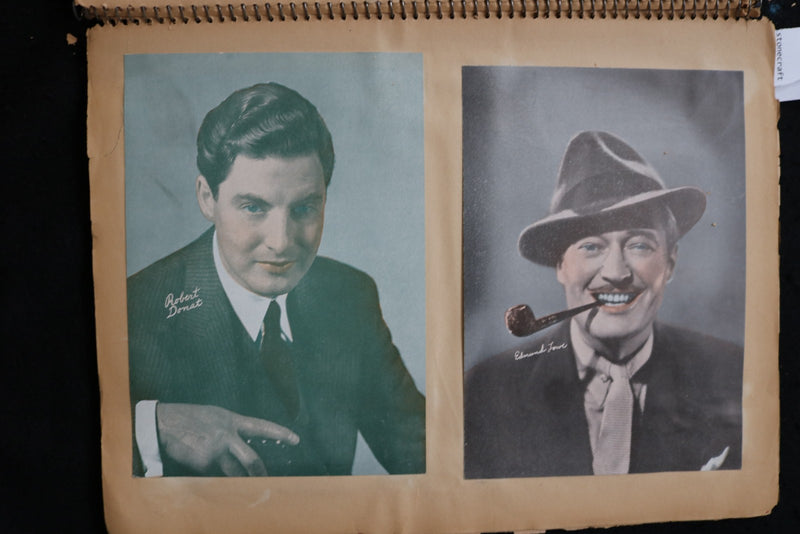 1930'S MOVIE STARS SCRAPBOOK, LOADED - GINGER ROGERS - HUMPHREY BOGART - E 24900