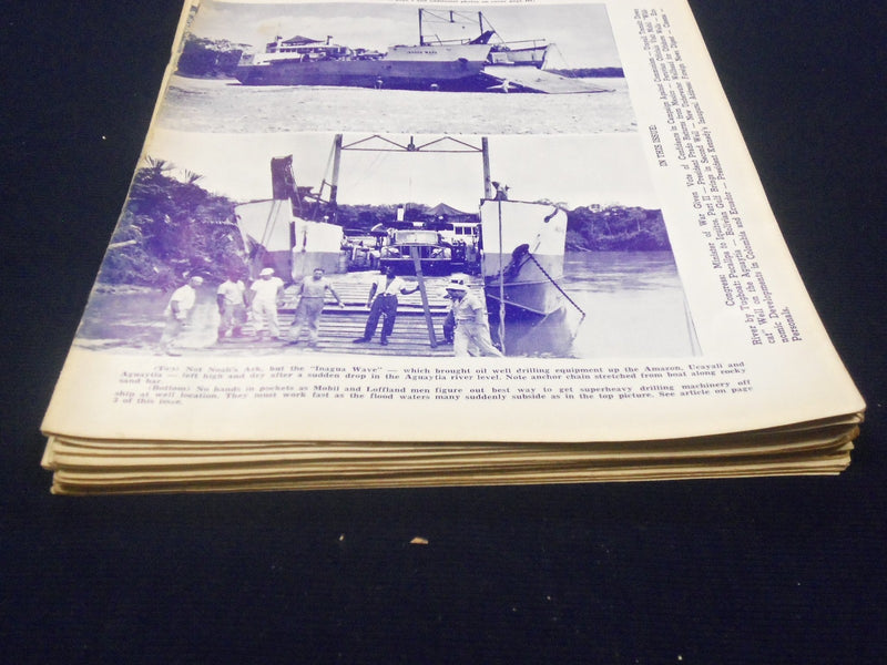 1960-1961 ANDEAN AIR MAIL & PRUVIAN TIMES MAGAZINE LOT OF 12 - NICE ADS - O 2205