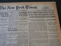 1930 AUGUST 13 NEW YORK TIMES - MAYOR DENIES $10,000 GOT EWALD HIS JOB - NT 5620