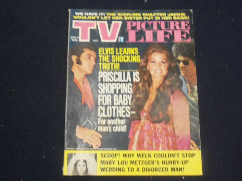 1973 JULY TV PICTURE LIFE MAGAZINE - ELVIS PRESLEY - PHOTOS - ST 5858