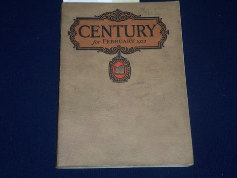 1922 FEBRUARY THE CENTURY MAGAZINE - MAXFIELD PARRISH JELL-O AD - SP 2604