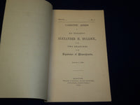 1869 ALEXANDER H. BULLOCK VALEDICTORY ADDRESS BOOK - MASSACHUSETTS- J 4551