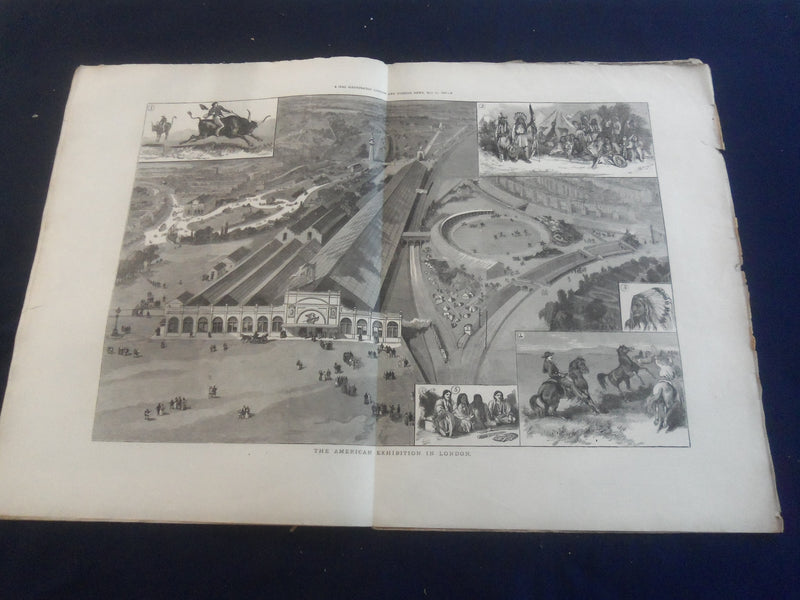 1887 MAY 11 THE ILLUSTRATED LONDON NEWS MAGAZINE - GREAT ILLUSTRATIONS - B 2801U