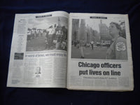 2001 SEPTEMBER 17 CHICAGO SUN-TIMES NEWSPAPER - DIG IN AT GROUND 'HERO'- NP 5945