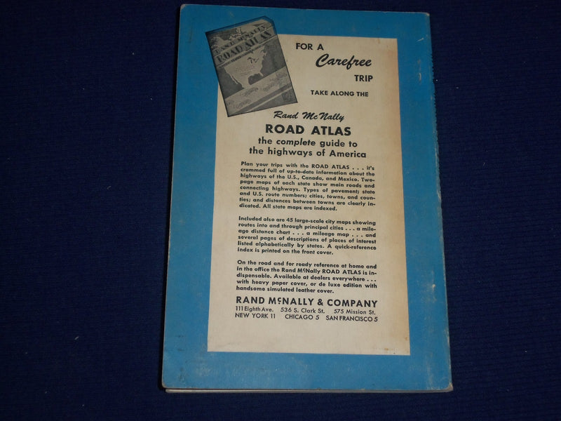1952 RAND MCNALLY STREET GUIDE AND TRANSPORTATION DIRECTORY OF CHICAGO - J 1438