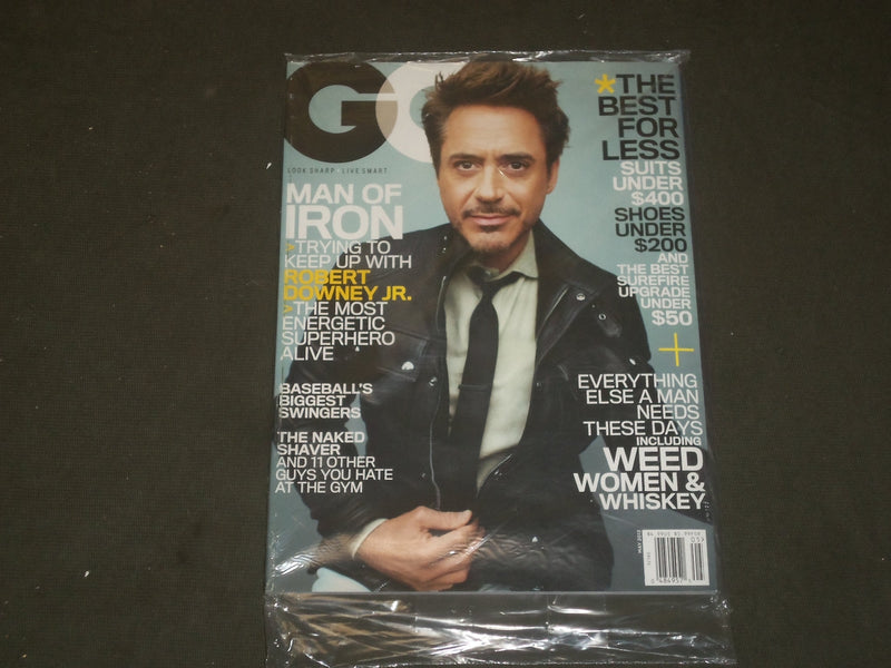 2013 MAY GQ MAGAZINE - ROBERT DOWNEY JR. COVER - B 2851