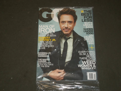 2013 MAY GQ MAGAZINE - ROBERT DOWNEY JR. COVER - B 2851